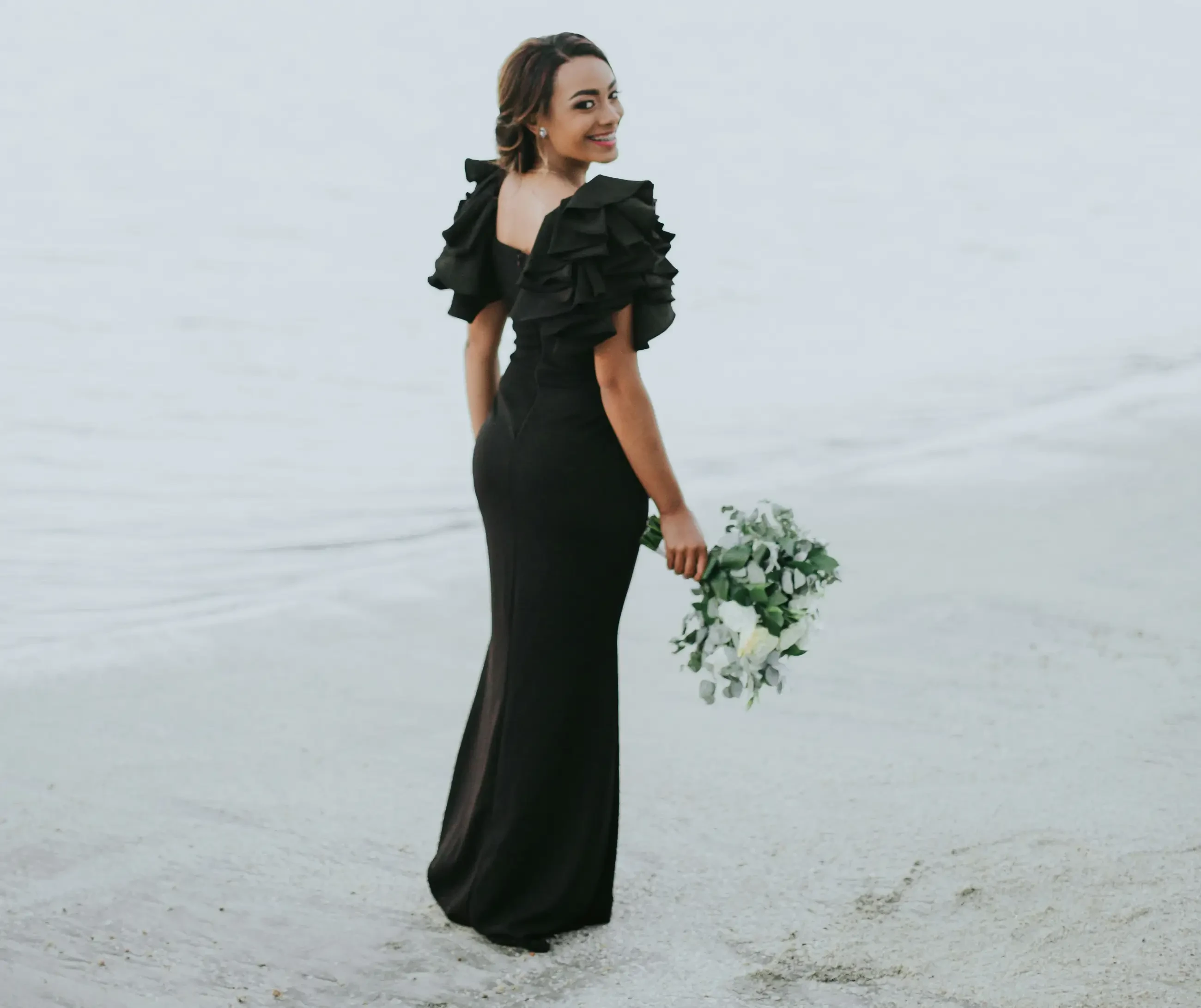 Black Wedding Dresses? Yes, Please. For the Bold, the Chic, and the Halloween Bride Image