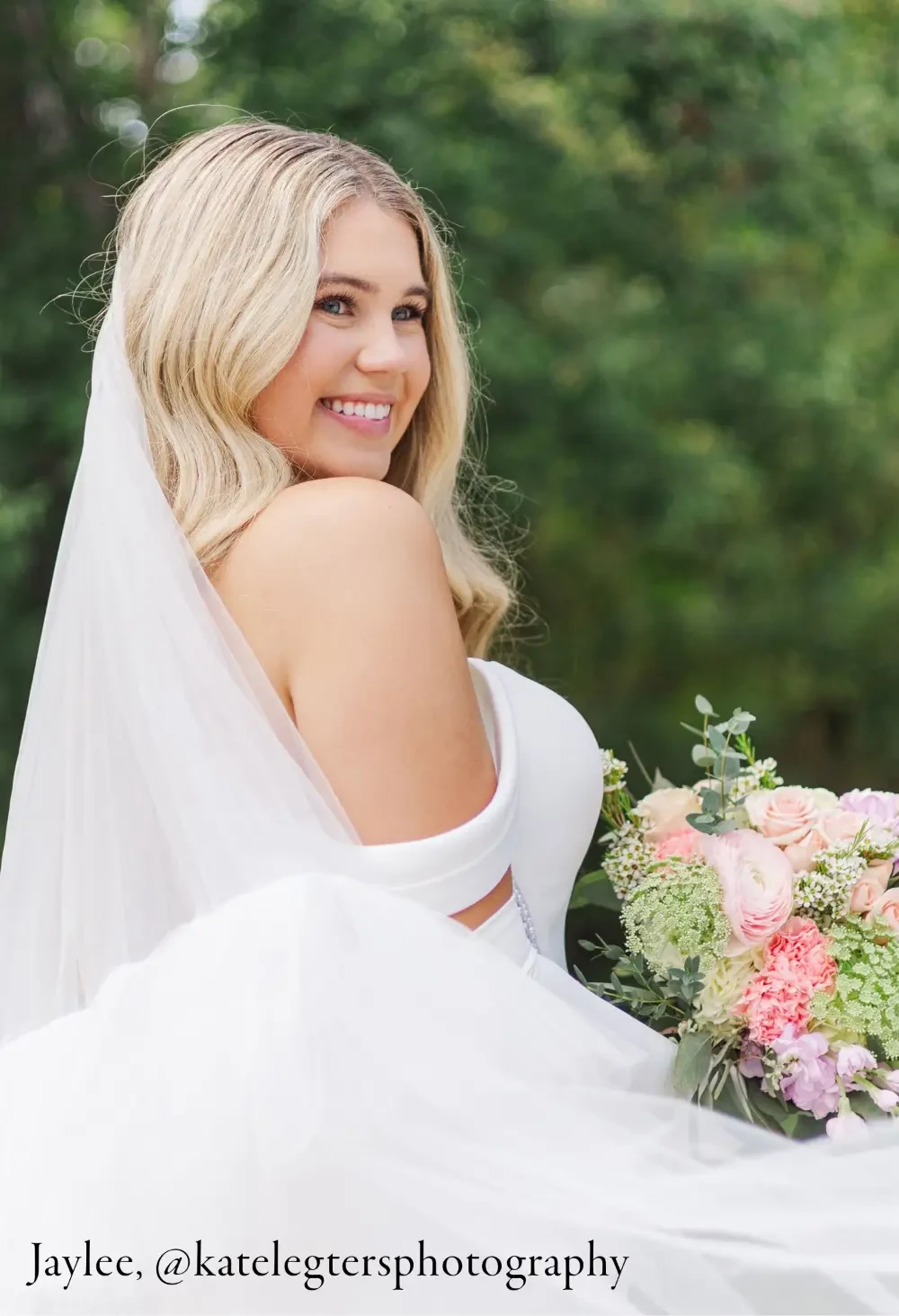 Photo of a real bride