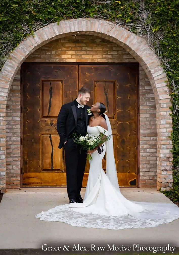 Photo of a real bride