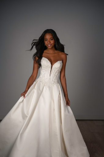 Stella York SY8246 #8 default (IV-PL) Ivory Gown w Porcelain Tulle Plunge thumbnail