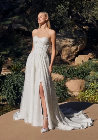 Casablanca Bridal 2533 Vail #0 default Ivory/Silver thumbnail