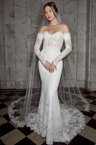 Casablanca Bridal 2580 Cosette (SET) #2 default Ivory/Nude/Ivory thumbnail