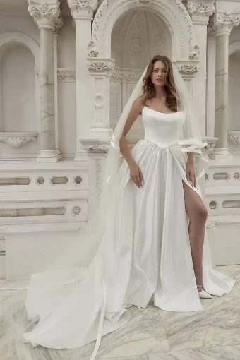 Casablanca Bridal 2582 Minette #0 default Diamond White/Silver thumbnail