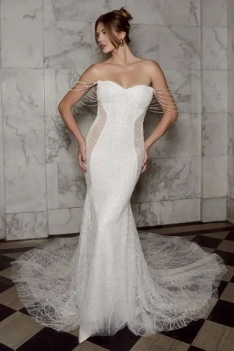 Casablanca Bridal 2587-1 Sterling #0 default Ivory/Nude/Ivory thumbnail