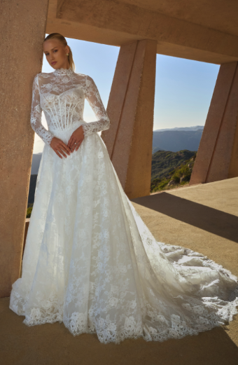 Casablanca Bridal 2621 Geneva #2 default Ivory/Nude/Ivory thumbnail