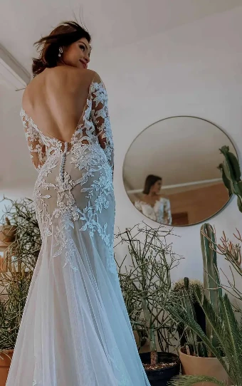 Essense of Australia D3284 #4 Ivory/Rum thumbnail