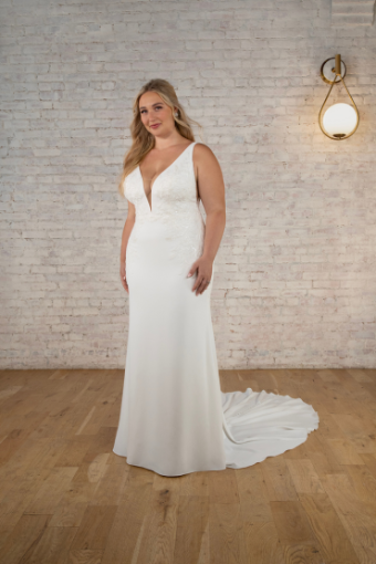 Stella York 7774ZZW/LACE #3 Pure Ivory/Porcelain thumbnail