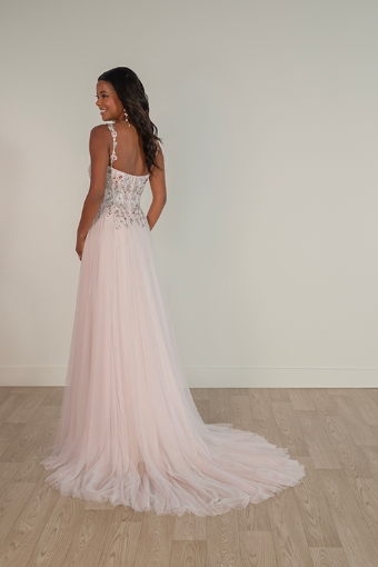 Stella York SY8113 #2 Lavender/Ivory thumbnail