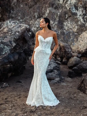 Wilderly Bride F412 Indigo #0 default Almond/Ivory/Champagne thumbnail