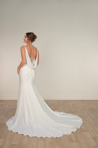 Stella York SY8224.. #1 (PI-PL) PURE IVORY GOWN W PORCELAIN TULLE INNER BACK BODICE ONLY thumbnail