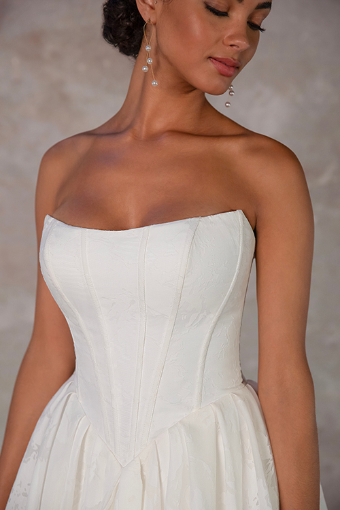 Essense of Australia D4158 #7 (IVQ) IVORY JACQUARD thumbnail