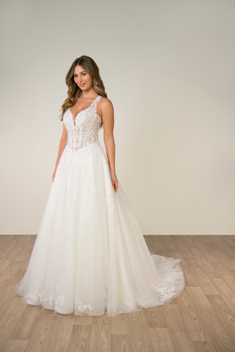 Stella York SY8314 #0 default (IV-IV) Ivory Lace and Tulle over Ivory Gown thumbnail