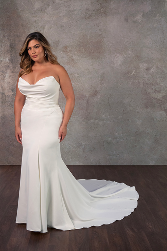 Essense of Australia D4193 #8 Ivory thumbnail