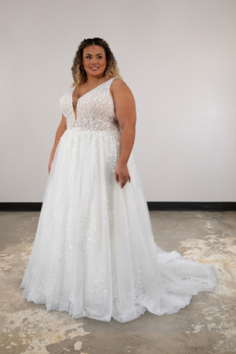 Essense of Australia D4007 #13 Ivory/Ivory thumbnail