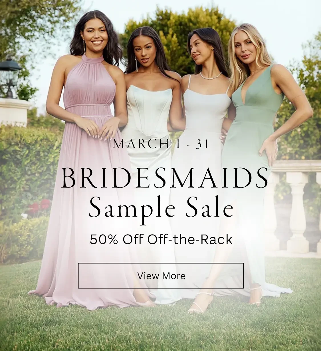 Bridesmaids Sample Sale